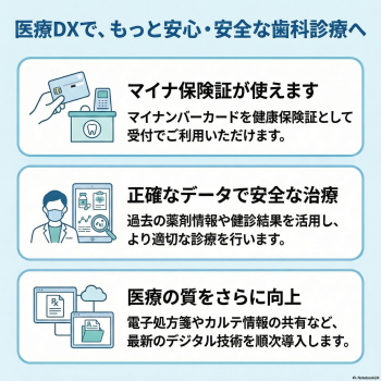 医療DXでもっと安心・安全な歯科診療へ